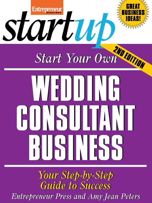 Title details for Start Your Own Wedding Consultant Business by Entrepreneur Press - Available